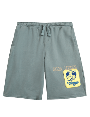 

M&S Collection Shorts mit hohem Baumwollanteil (6-16 J.) - Blue, Blue