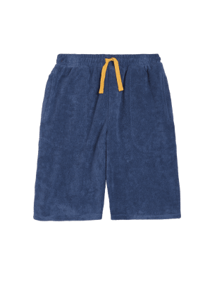 

M&S Collection Shorts aus Frottee mit hohem Baumwollanteil (6-16 J.) - Dark Blue, Dark Blue