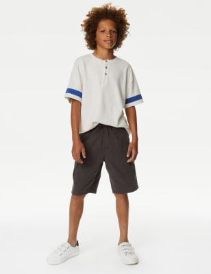 

M&S Collection Cargo-Shorts aus reiner Baumwolle (6-16 Jahre) - Carbon, Carbon