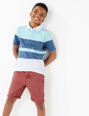 Pure Cotton Chino Shorts (6-16 Yrs) - AL