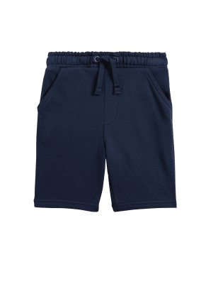 

M&S Collection Shorts mit hohem Baumwollanteil (6-16 J.) - Navy, Navy