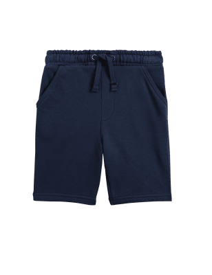 M&S Boys Cotton Rich Shorts (6-16 Yrs)