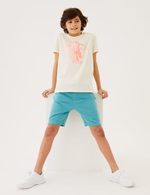 

Boys M&S Collection Cotton Rich Shorts (6-16 Yrs) - Green, Green