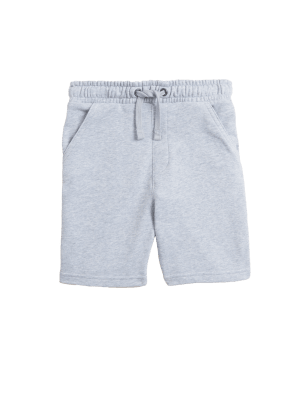 

Boys M&S Collection Cotton Rich Shorts (6-16 Yrs) - Grey Marl, Grey Marl