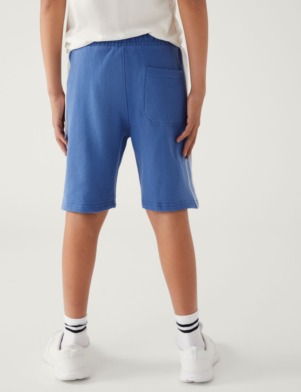 Cotton Rich Side Stripe Shorts (6-16 Yrs) image 4