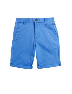 

Boys M&S Collection Cotton Rich Chino Shorts (6-16 Yrs) - Azure Blue, Azure Blue