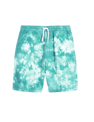 

Boys M&S Collection Pure Cotton Tie Dye Shorts (6-16 Yrs) - Turquoise, Turquoise