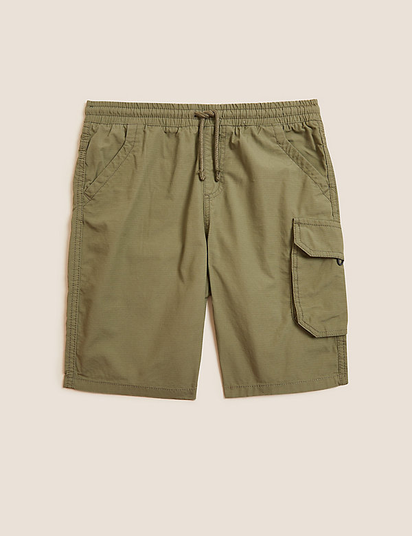 Pure Cotton Cargo Shorts (6-16 Yrs) - IS