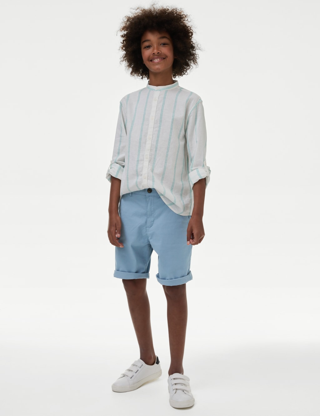 Cotton Rich Chino Shorts (6-16 Yrs) image 1