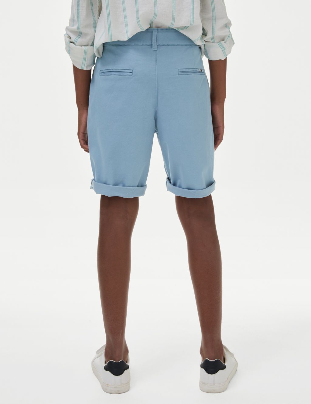 Cotton Rich Chino Shorts (6-16 Yrs) image 5