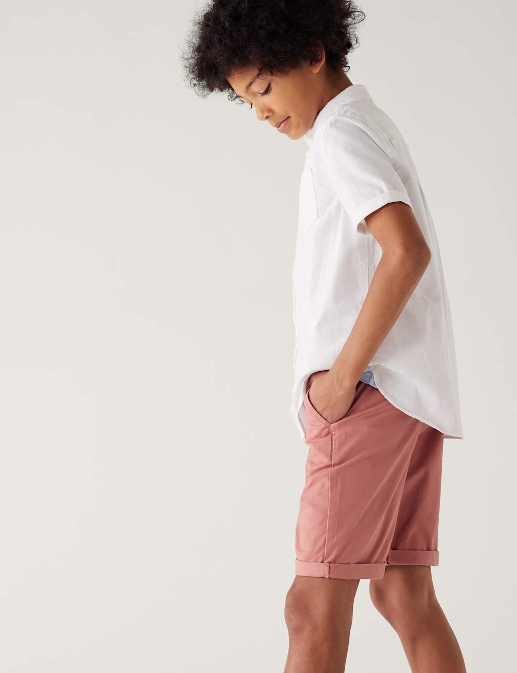 Cotton Rich Chino Shorts (6-16 Yrs) image 2