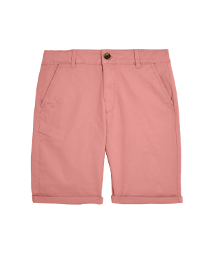 

Boys M&S Collection Cotton Rich Chino Shorts (6-16 Yrs) - Antique Rose, Antique Rose