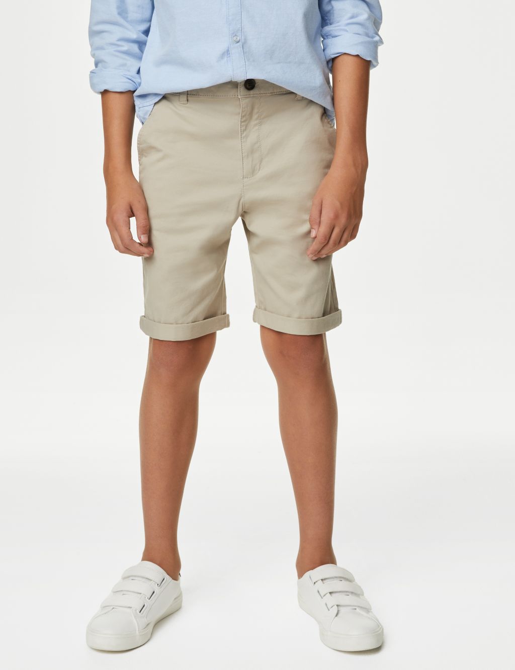 Cotton Rich Chino Shorts (6-16 Yrs) image 4