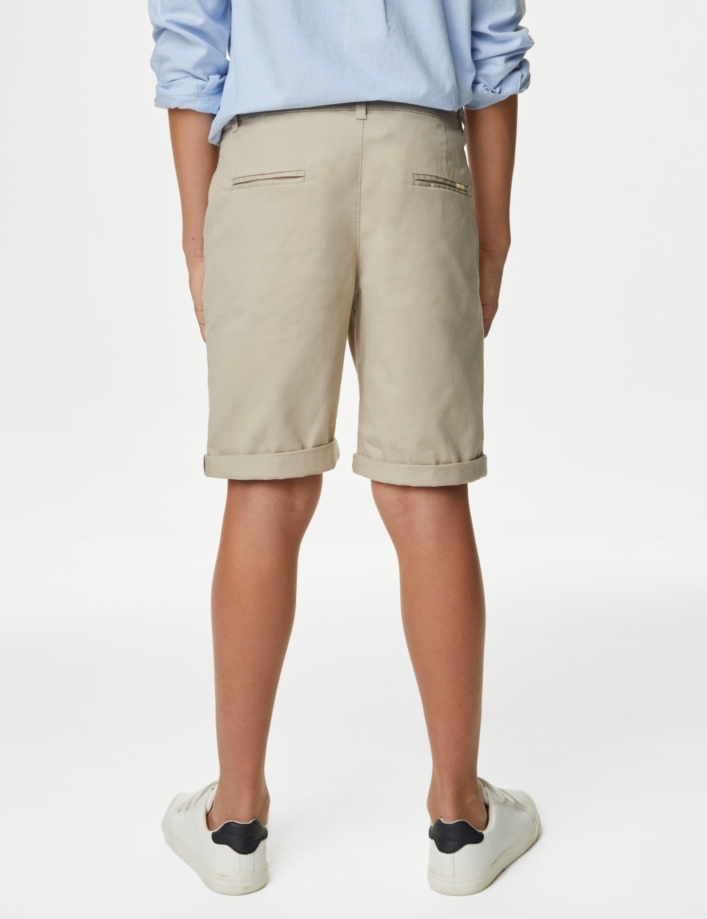 Cotton Rich Chino Shorts (6-16 Yrs) image 4