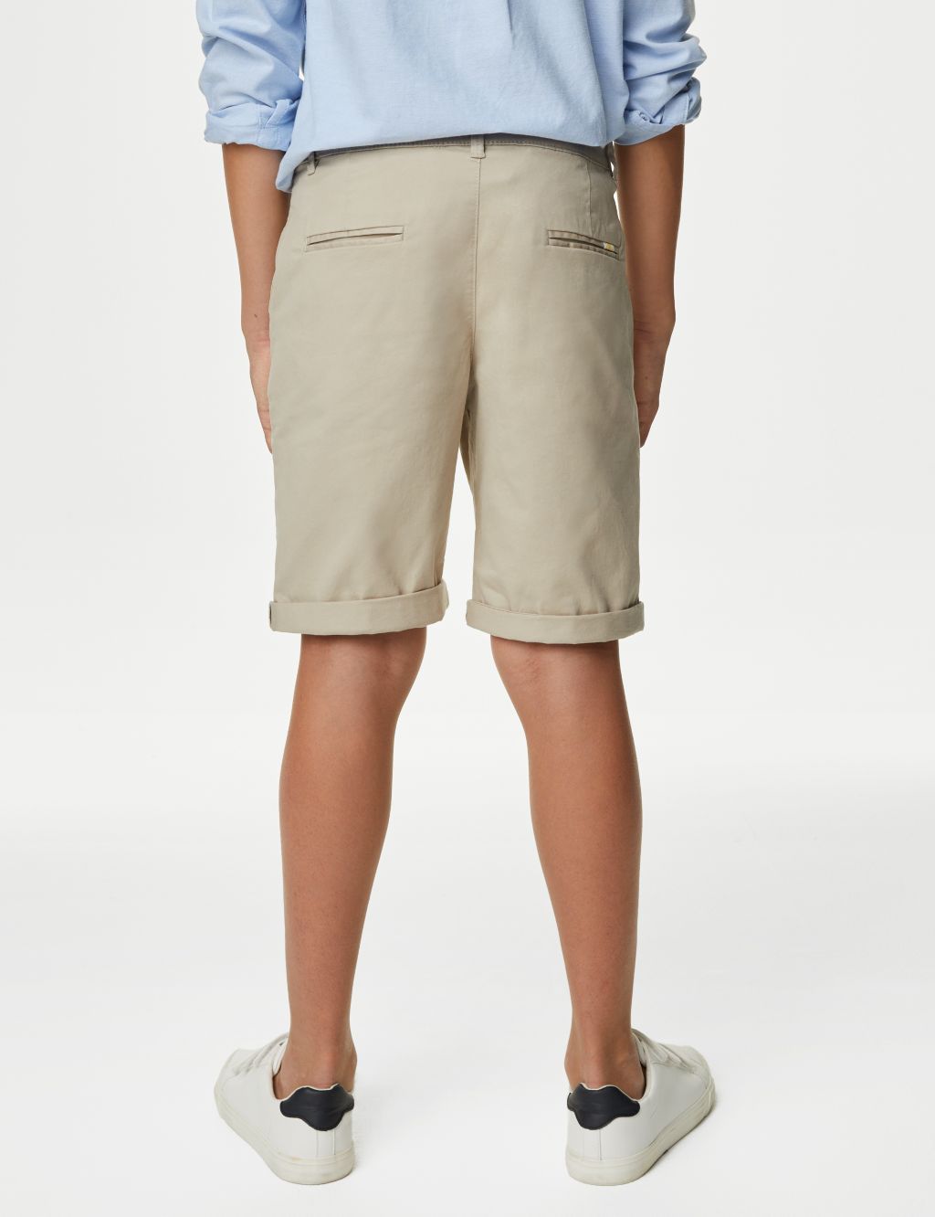 Cotton Rich Chino Shorts (6-16 Yrs) image 5
