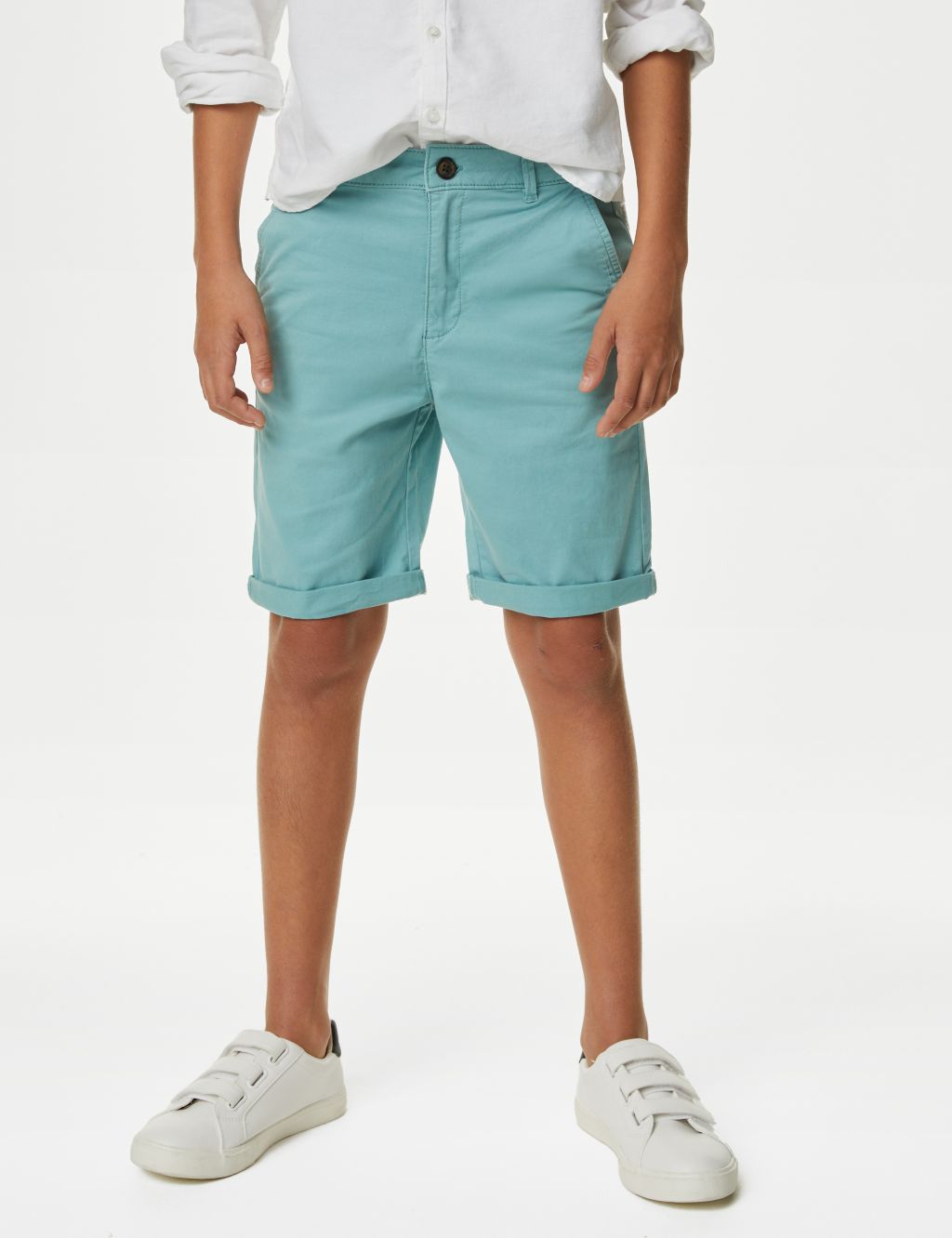 Cotton Rich Chino Shorts (6-16 Yrs) image 3