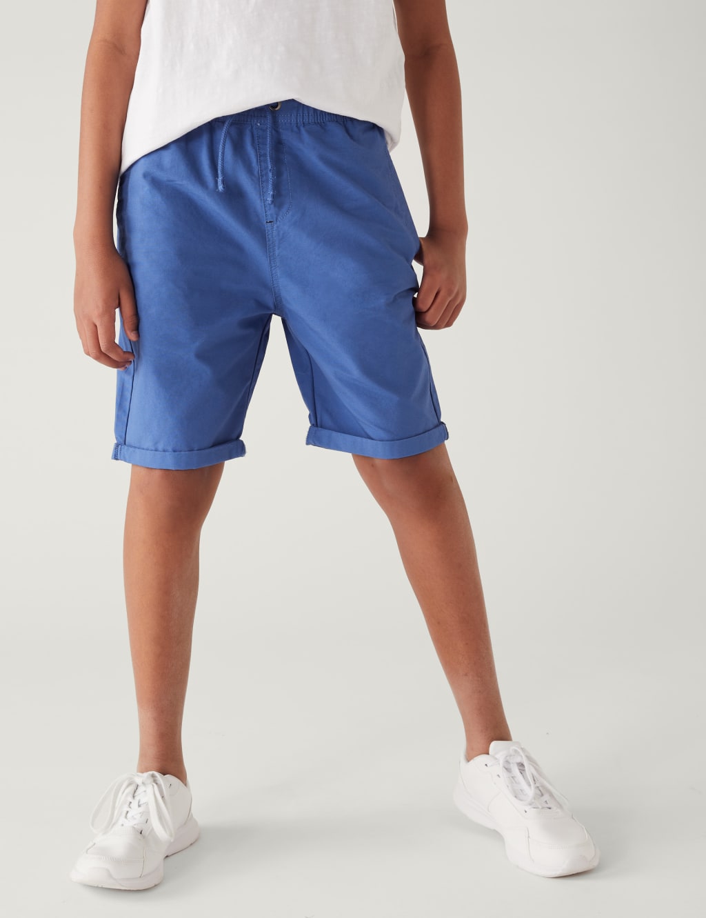 2pk Pure Cotton Shorts (6-16 Yrs) image 3