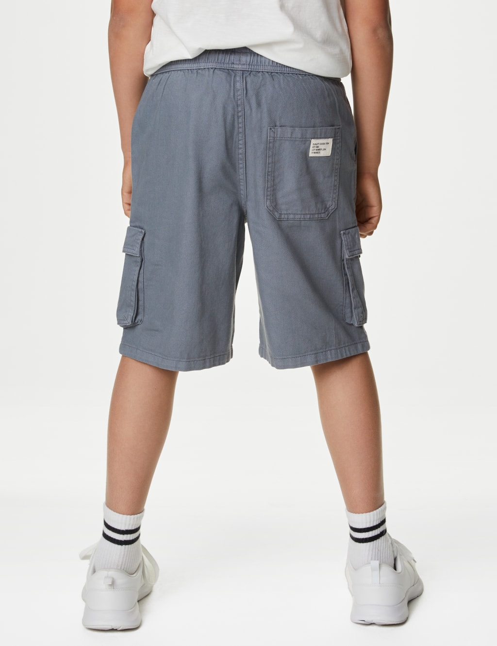 Pure Cotton Cargo Shorts (6-16 Yrs) image 4