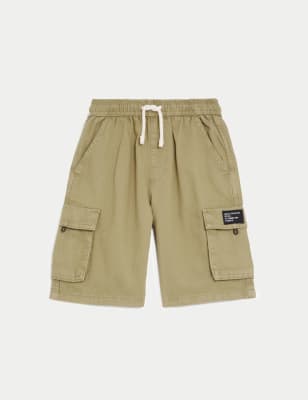 

Boys M&S Collection Pure Cotton Cargo Shorts (6-16 Yrs) - Khaki, Khaki