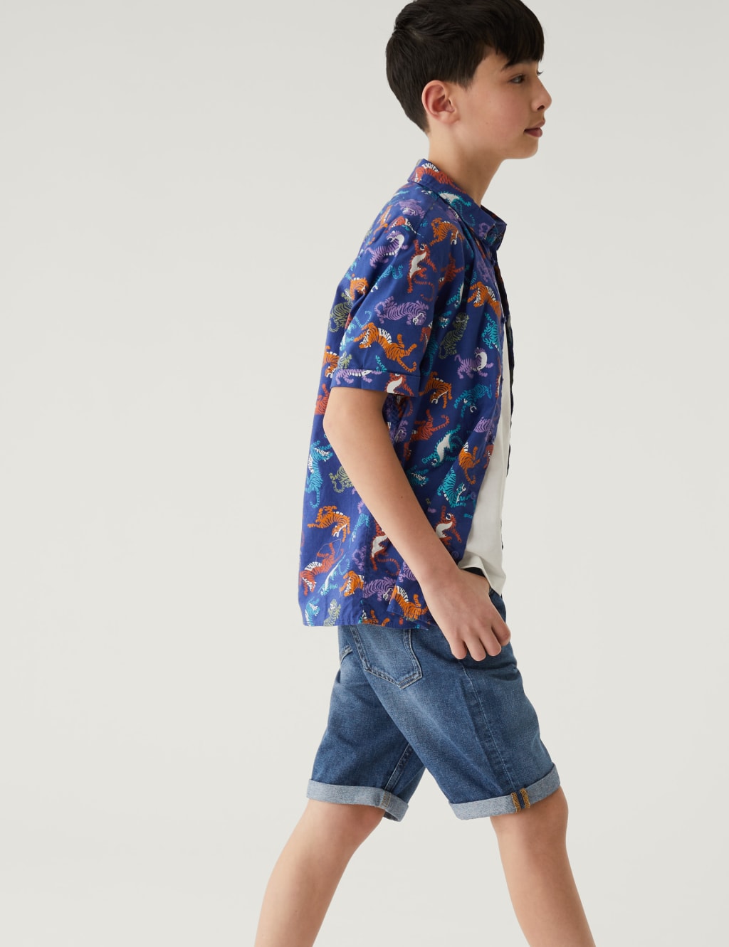 Denim Shorts (6-16 Yrs) image 2