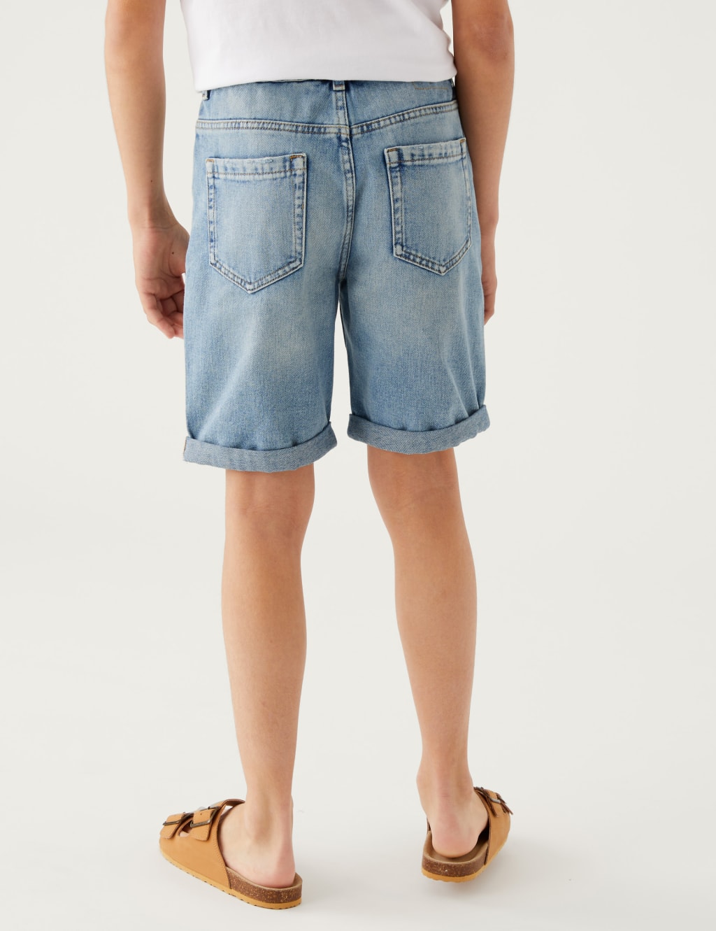 Denim Shorts (6-16 Yrs) image 4