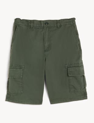 Pure Cotton Cargo Shorts (6 - 16 Yrs)
