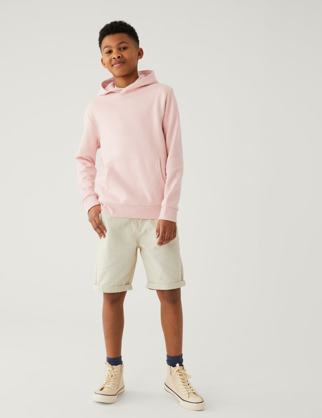 Pure Cotton Denim Shorts (6 - 16 Yrs) image 1