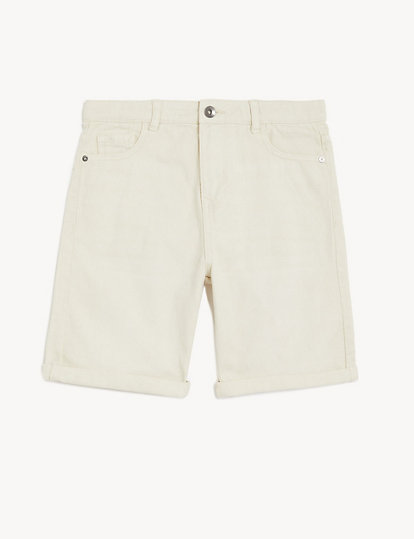 Pure Cotton Denim Shorts
