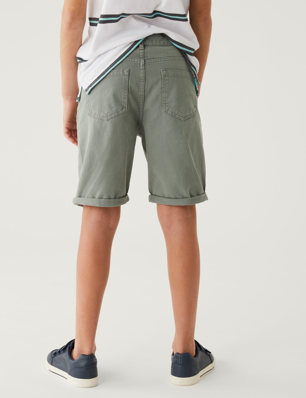 Pure Cotton Denim Shorts (6 - 16 Yrs) image 3