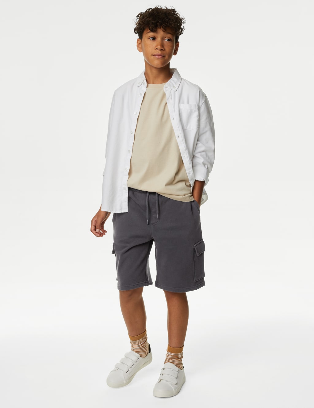 Boys gray shorts on sale