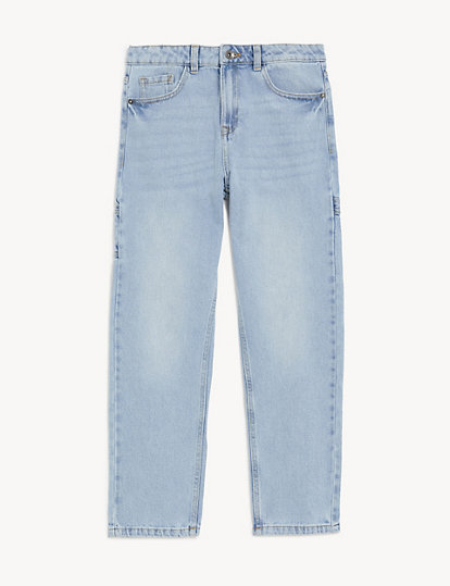 Relaxed Pure Cotton Jeans
