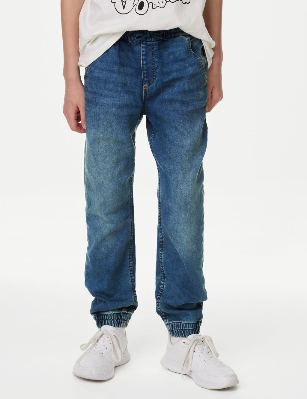 Denim Jogger Jeans (6-16 Yrs) image 4