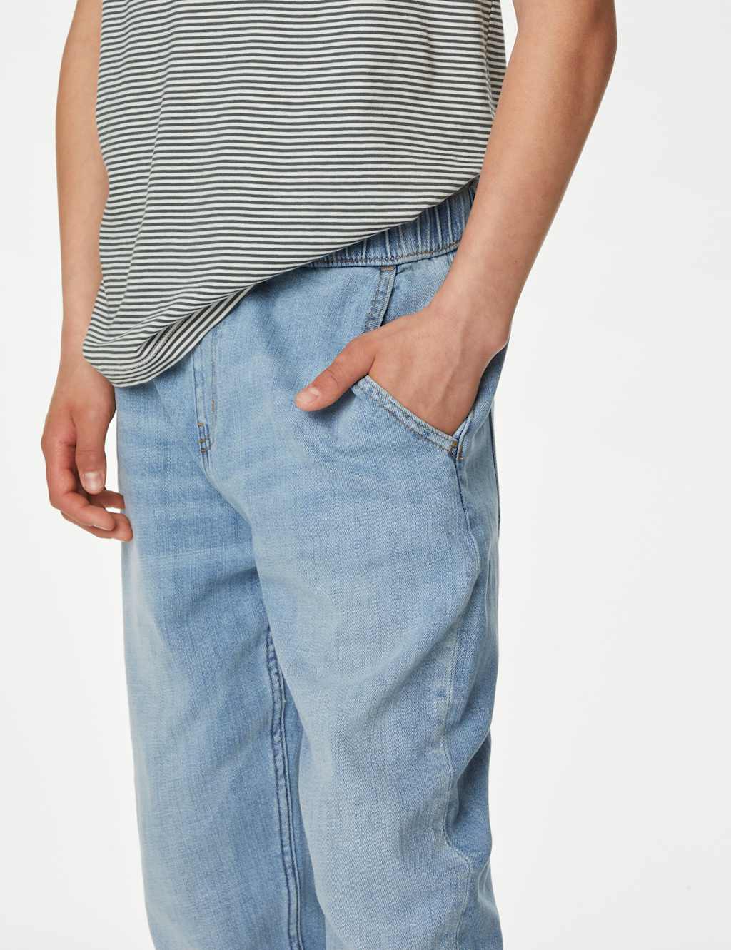 Relaxed Denim Jeans (6-16 Yrs) image 2