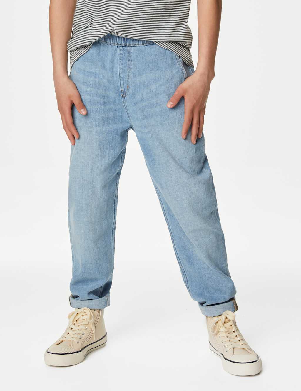 Relaxed Denim Jeans (6-16 Yrs) image 3