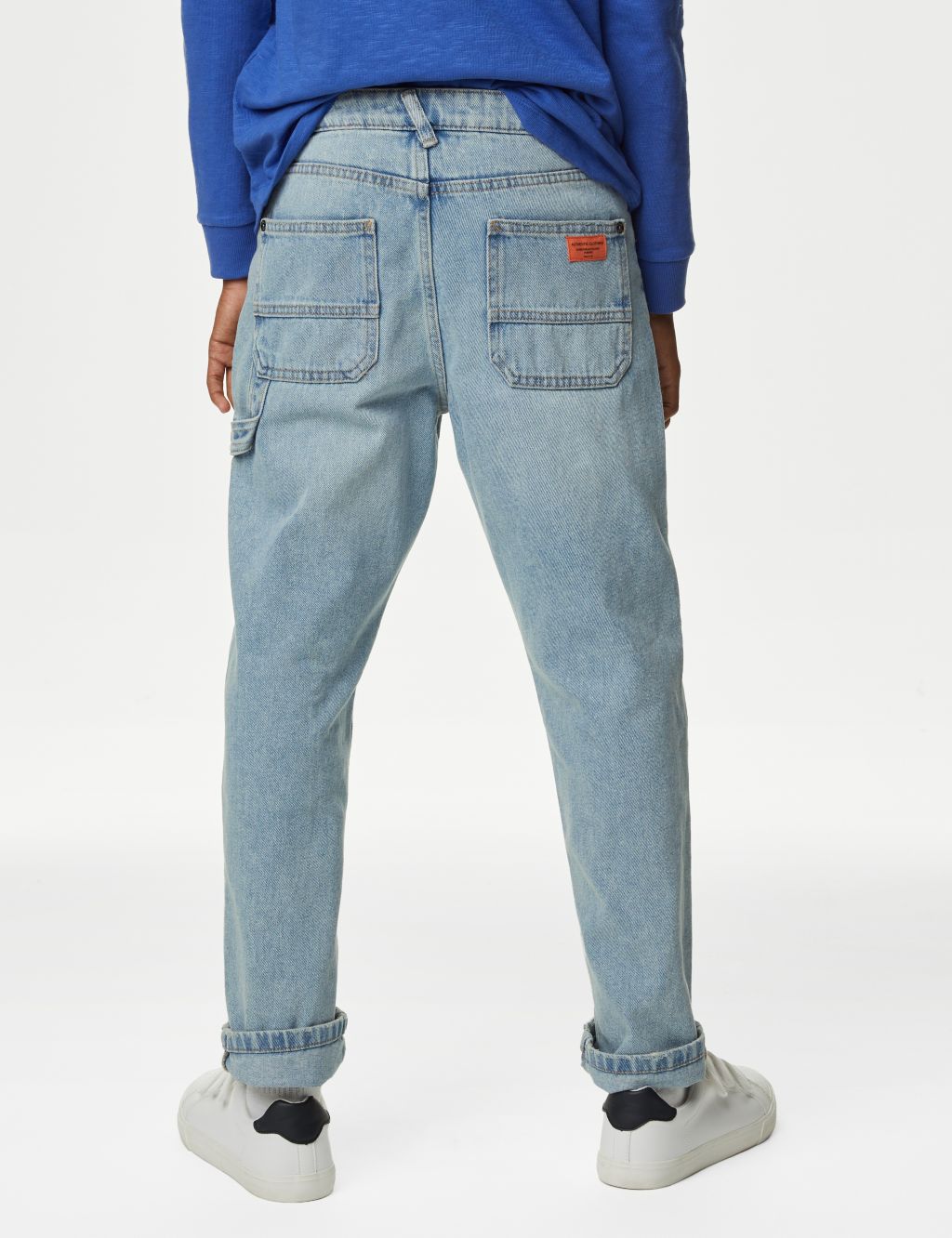 Relaxed Denim Jeans (6-16 Yrs) image 5