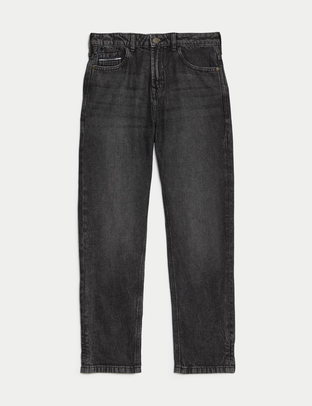 Relaxed Pure Cotton Jeans (6-16 Yrs) image 2