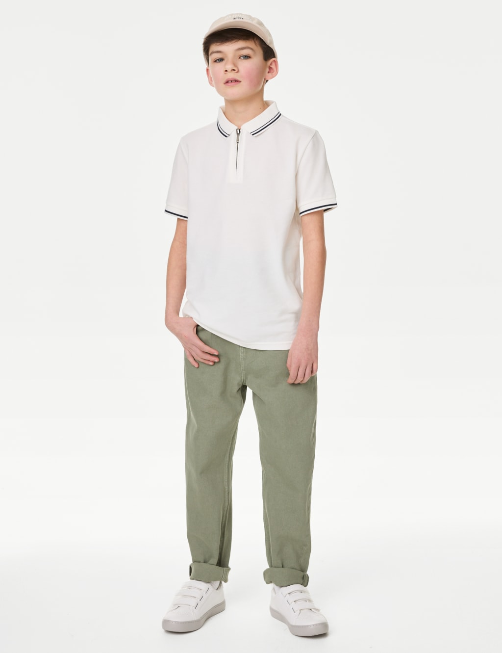 Boys Green Jeans M S