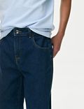 מכנסי ג'ינס בגזרת בלון (16-6 שנים)