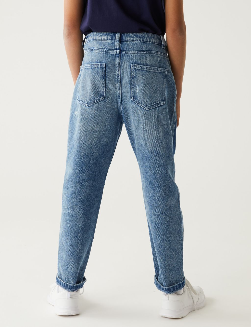 Relaxed Patchwork Denim Jean (6-16 Yrs) image 5
