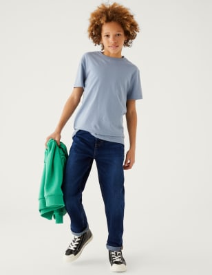 

Boys M&S Collection Regular Organic Cotton Jean (6-16 Yrs) - Denim, Denim