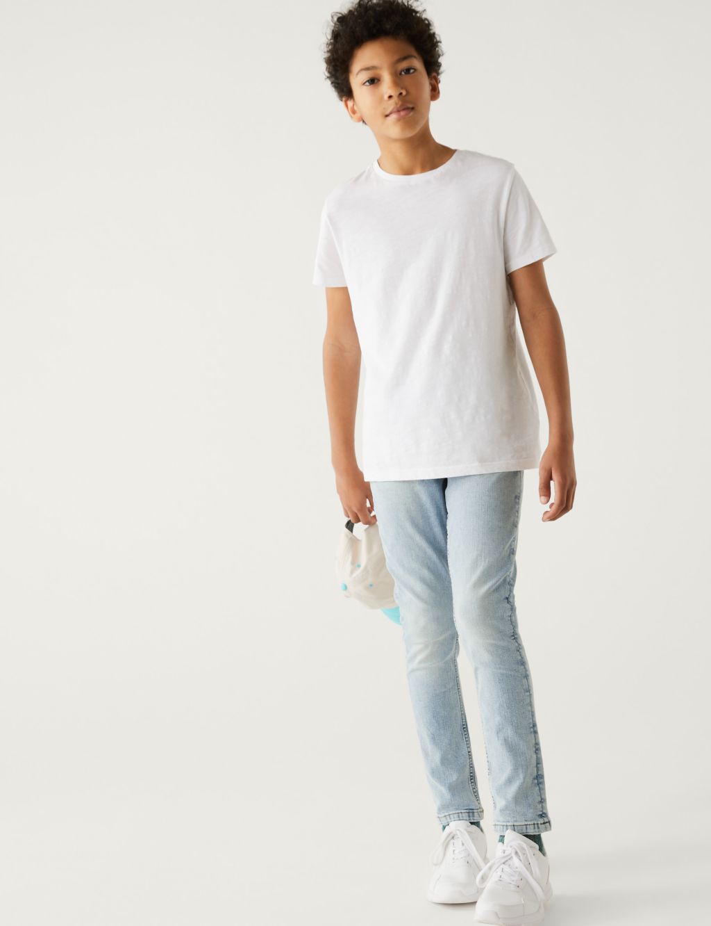 The Smith Skinny Fit Cotton with Stretch Jeans (3-16 Yrs) image 2