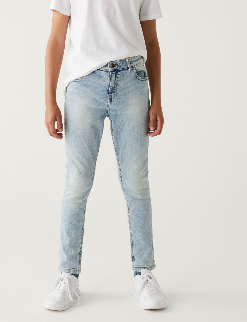 The Smith Skinny Fit Cotton with Stretch Jeans (3-16 Yrs) image 3