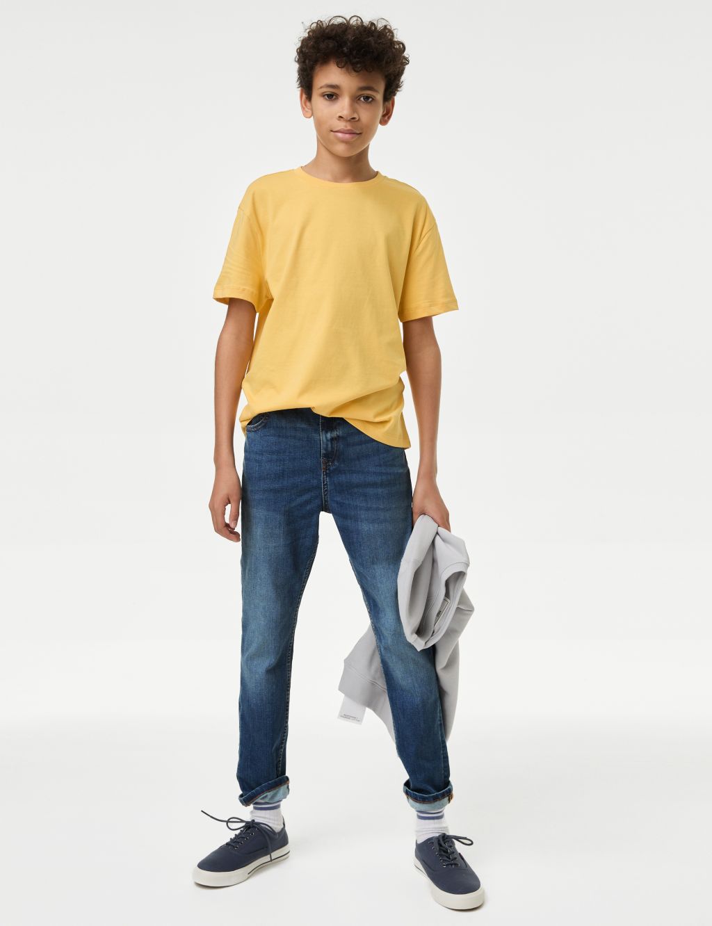 The Smith Skinny Fit Cotton with Stretch Jeans (3-16 Yrs) image 2