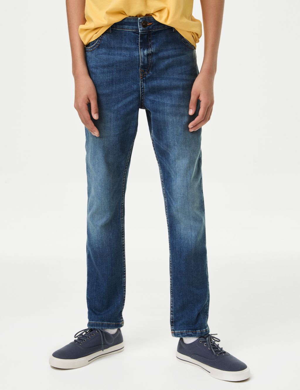 The Smith Skinny Fit Cotton with Stretch Jeans (3-16 Yrs) image 4