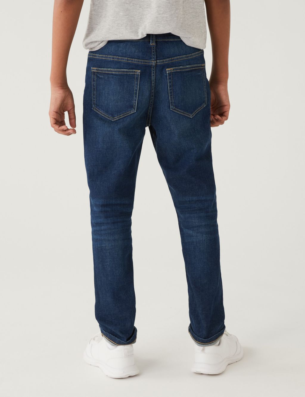 The Smith Skinny Fit Cotton with Stretch Jeans (3-16 Yrs) image 6