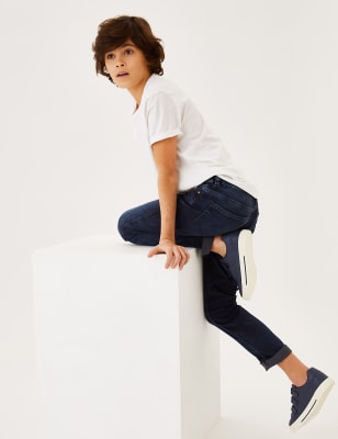 

Boys The Smith Skinny Fit Cotton with Stretch Jeans (3-16 Yrs) - Bright Indigo, Bright Indigo