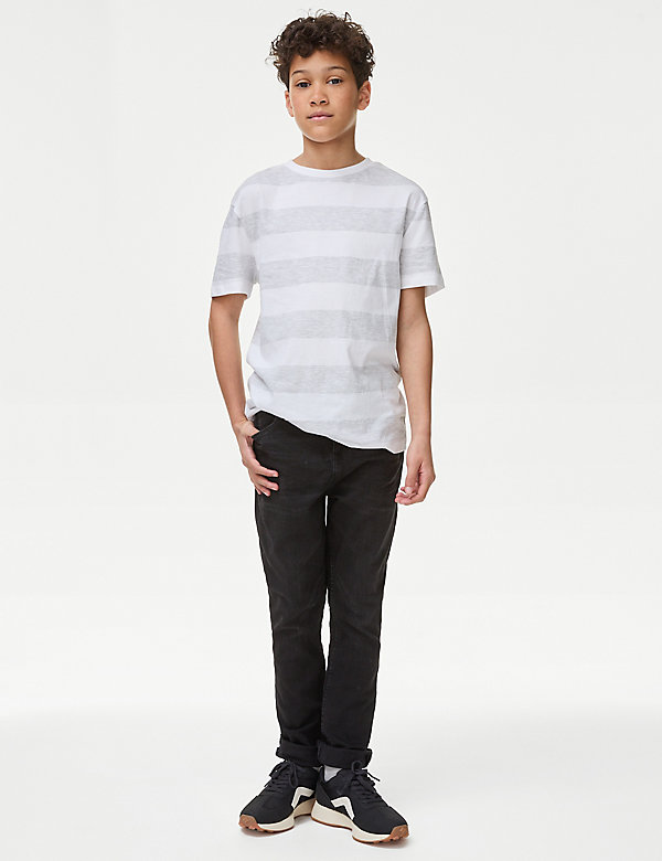 The Jones Straight Fit Cotton with Stretch Jeans (6-16 Yrs) - MY