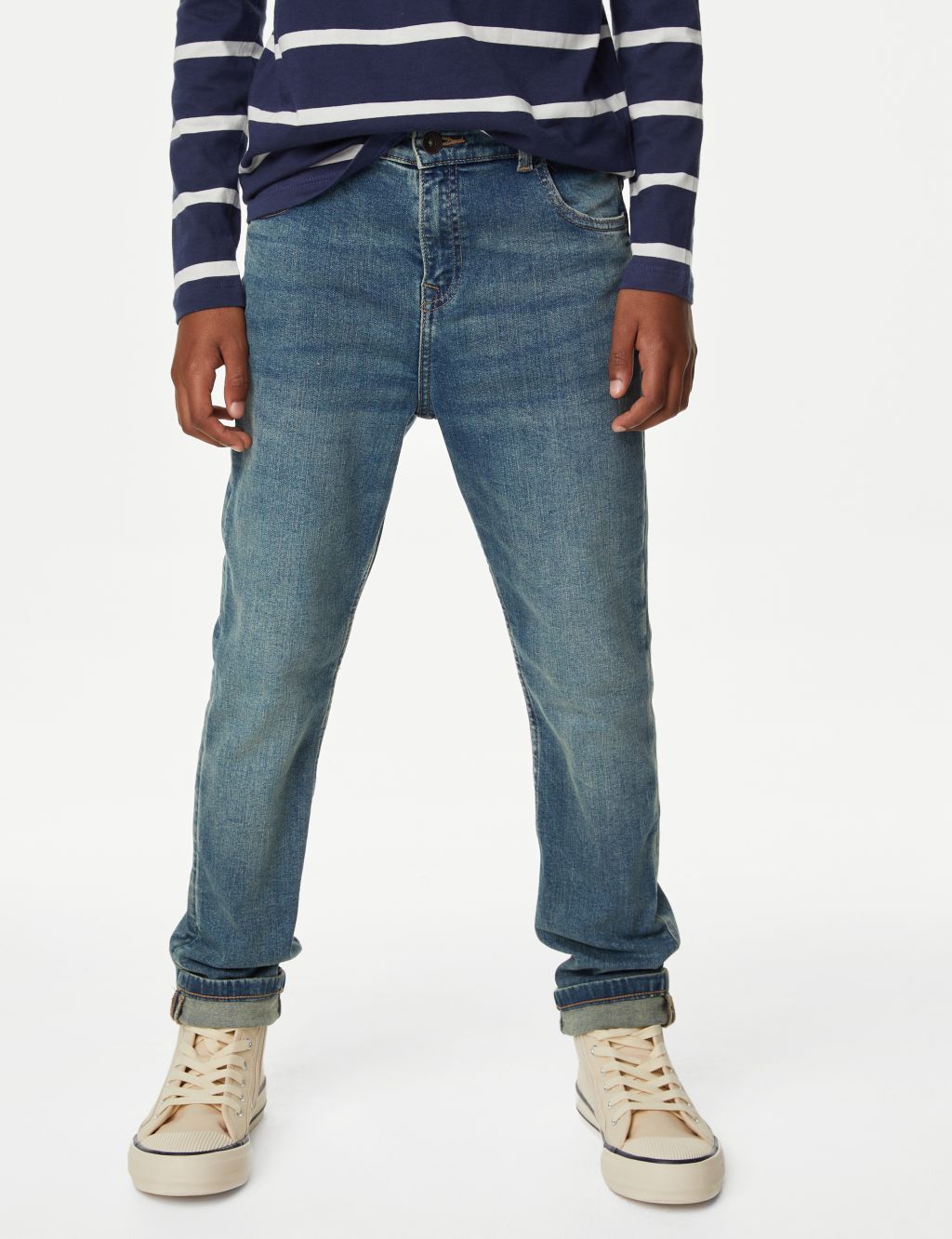 The Jones Straight Fit Cotton with Stretch Jeans (6-16 Yrs) image 4