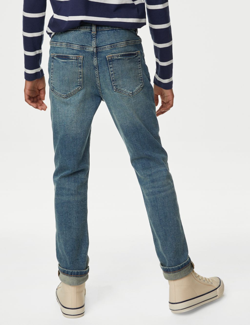 The Jones Straight Fit Cotton with Stretch Jeans (6-16 Yrs) image 4