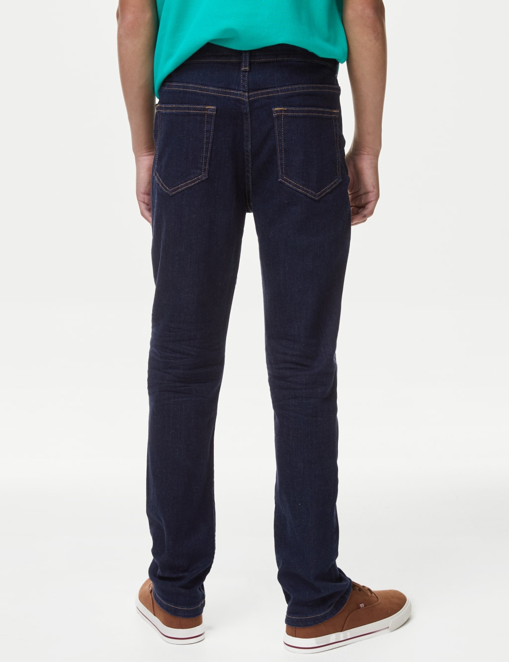 The Jones Straight Fit Cotton with Stretch Jeans (6-16 Yrs) image 4